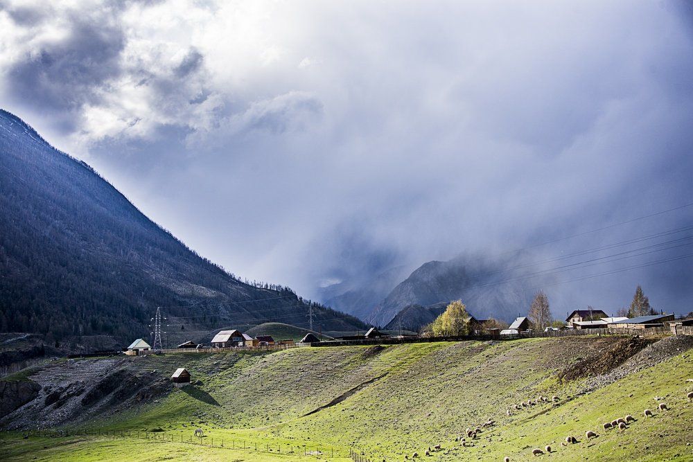 Деревня в горах