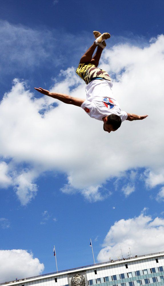 Полёт над городом