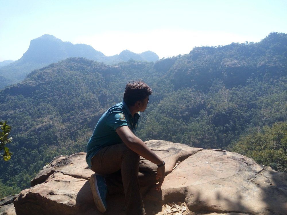 Landscape and men