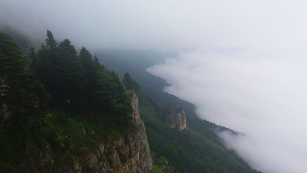 Туман в горах Рачи