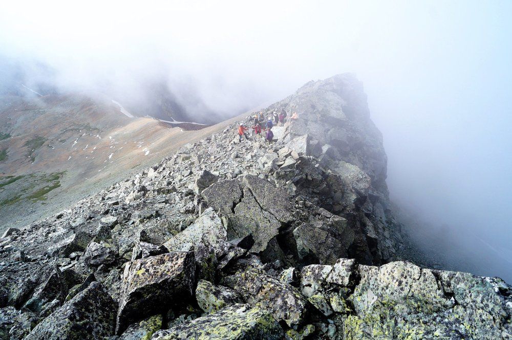 туман и обрыв / fog and precipice