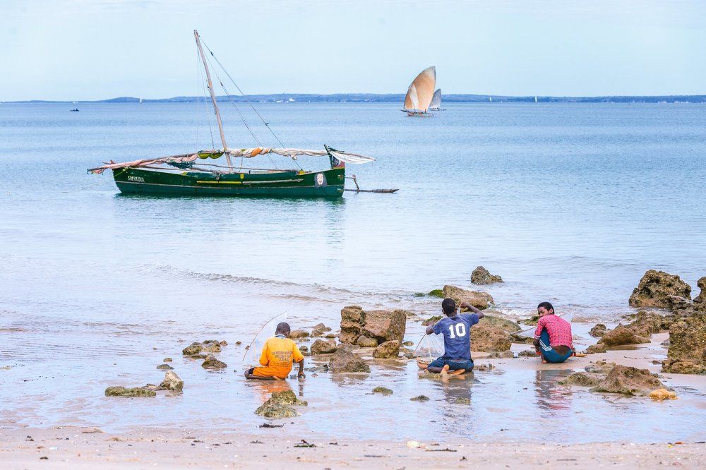 Young Boys on the Beach