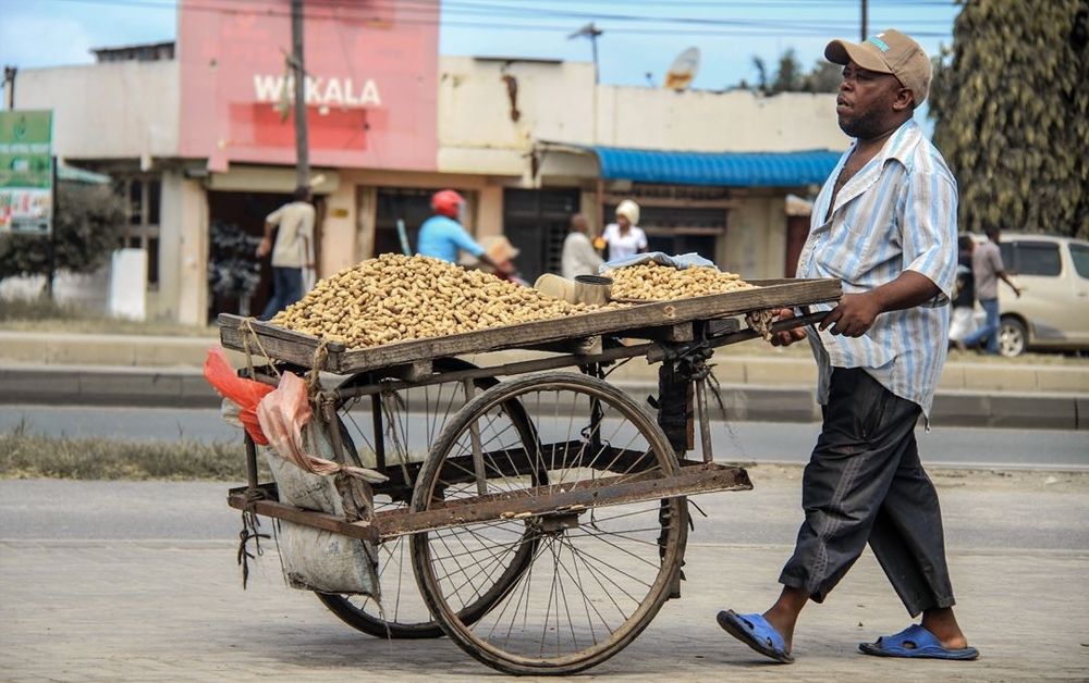 Business man around the street