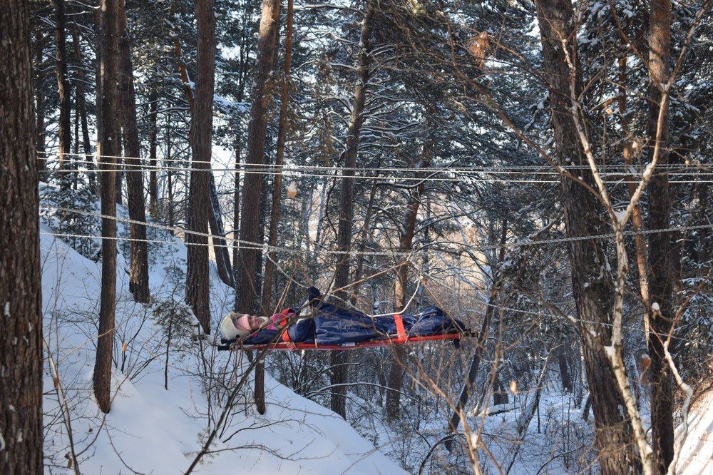 Учения спасателей