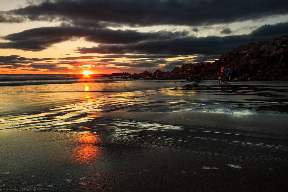 Пейзажист и море