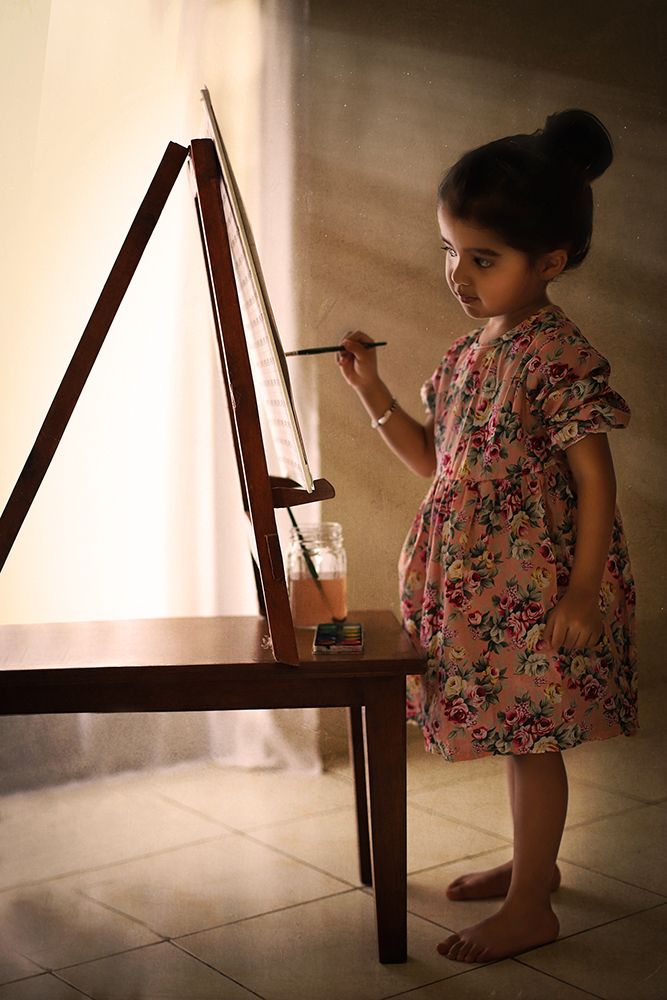 Little Picasso in making !