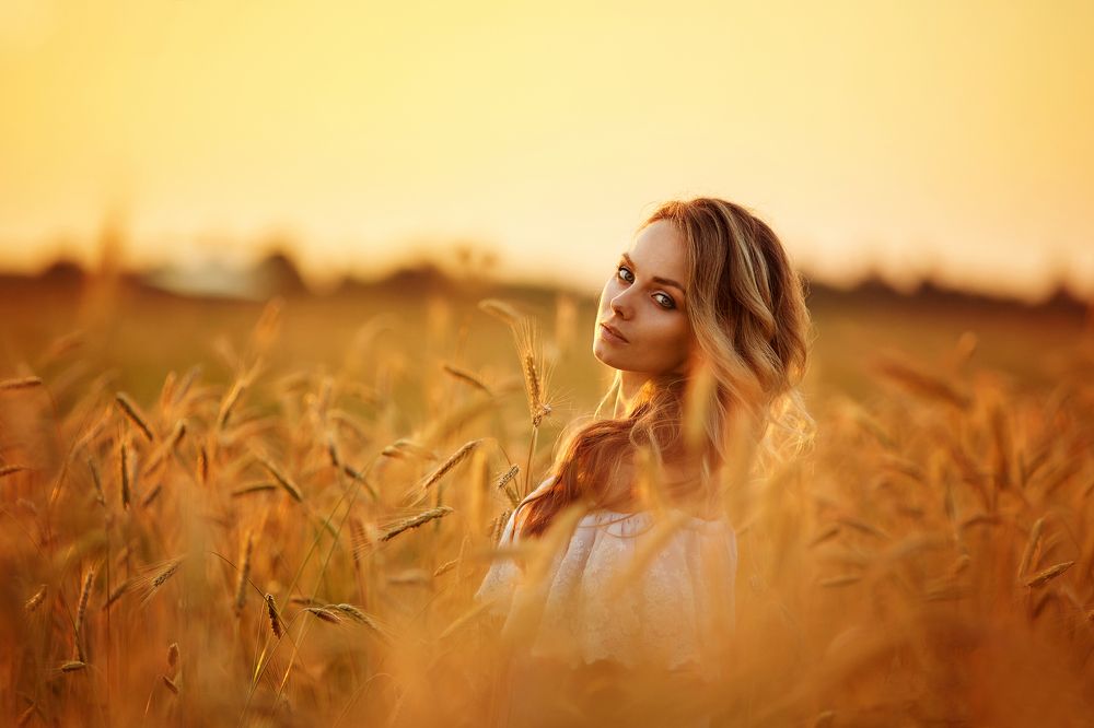 Портрет в пшеничном поле