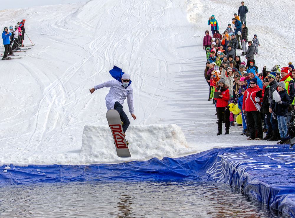 Преодоление лужи