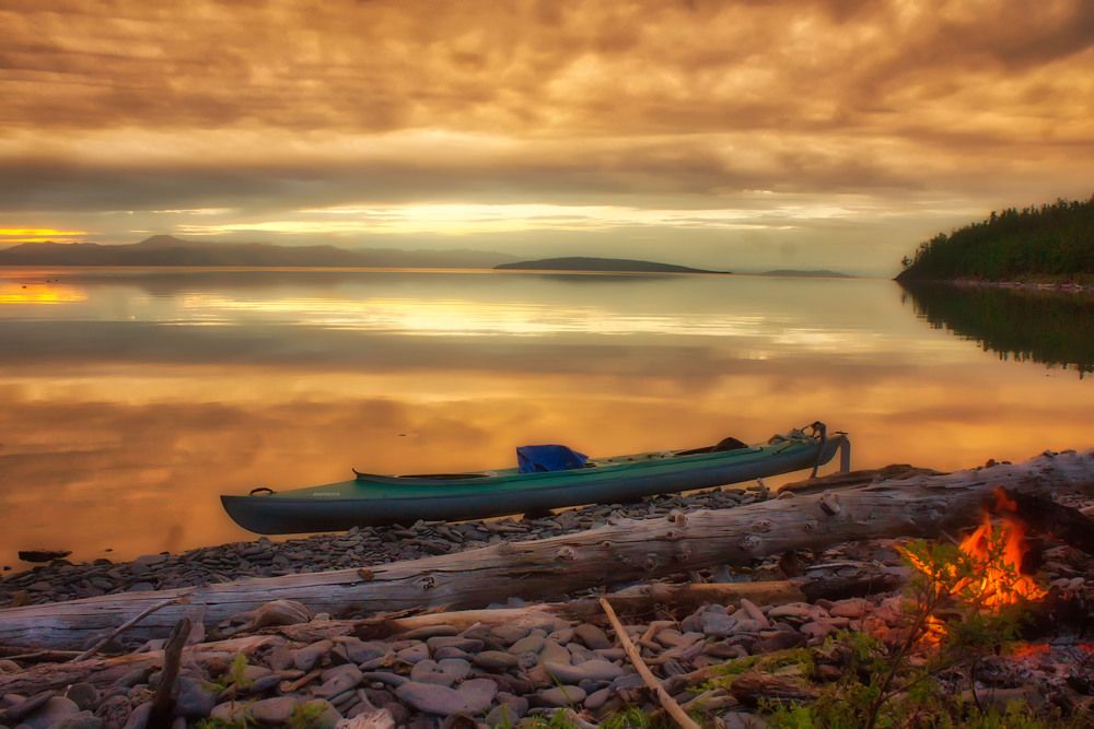 Закат над Хубсугулом