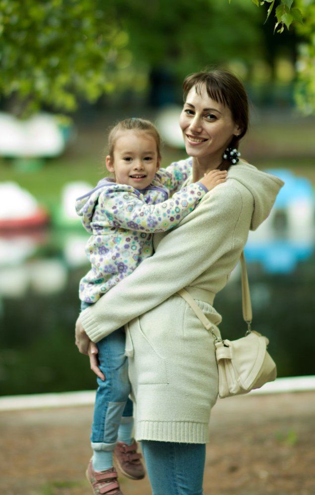 Прогулка в парке .