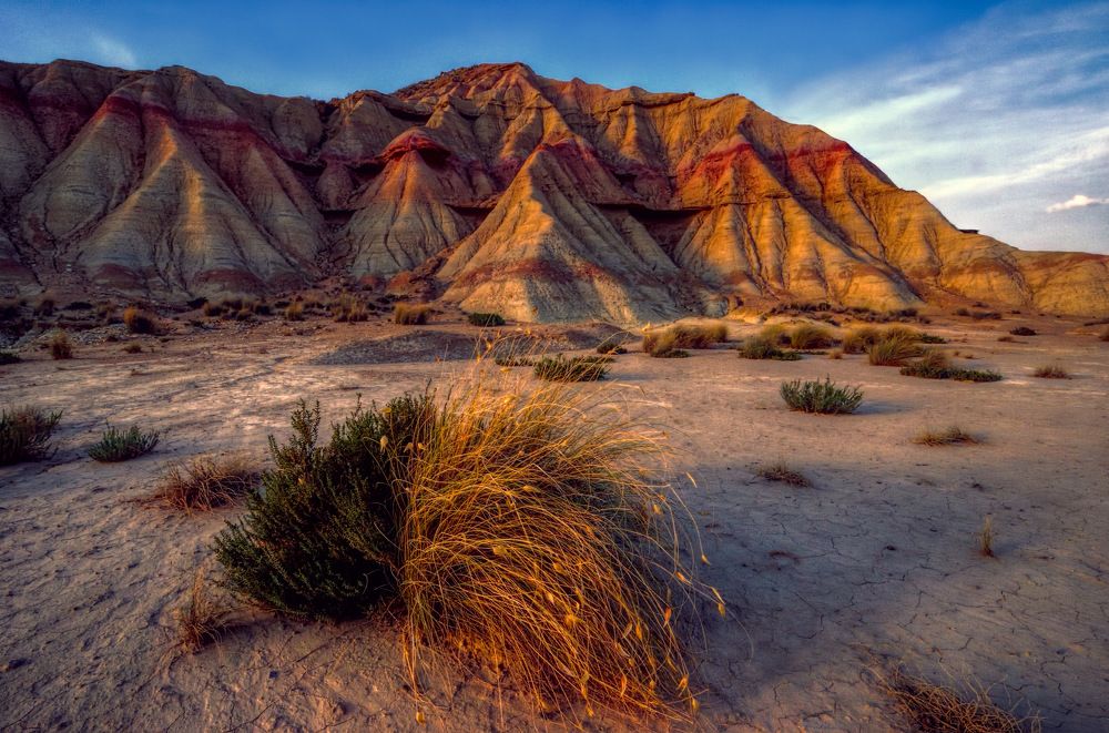 Bardenas at dusk