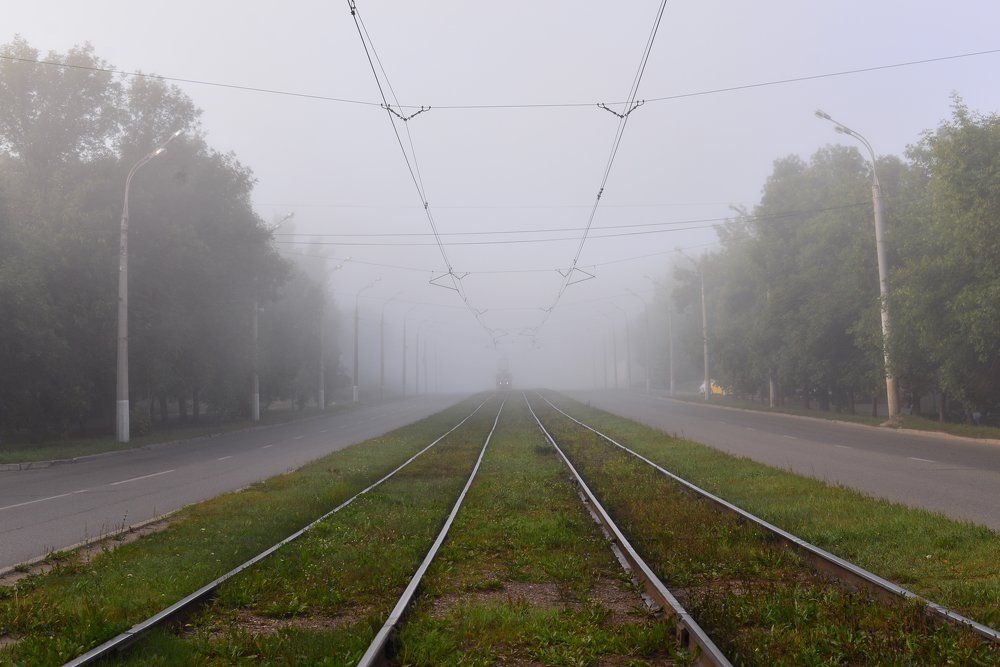 утро в городе