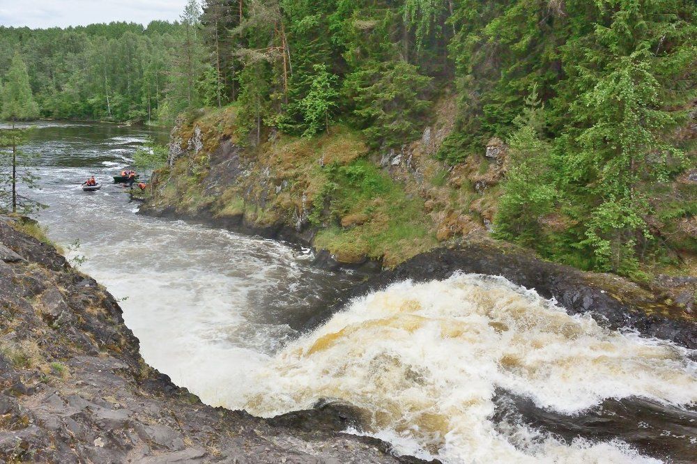 Водопад Кивач. Карелия