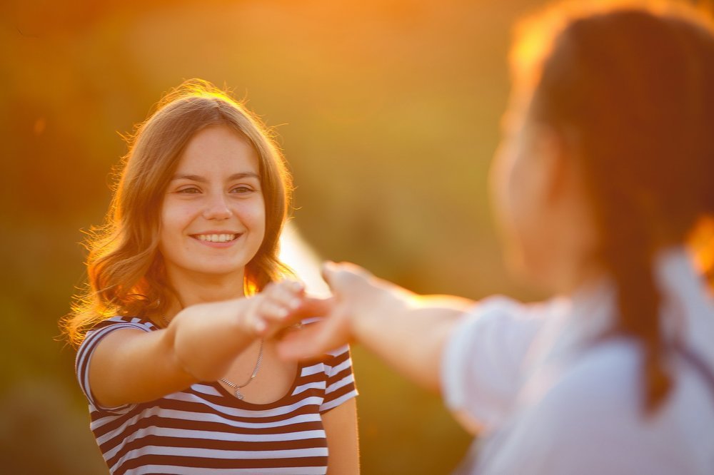 Радость встречи.