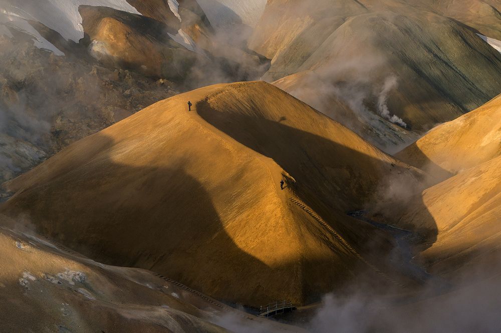 Цветные горы Исландии