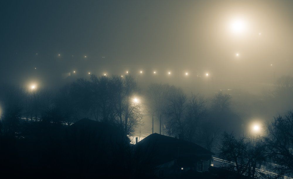 Огни ночного города