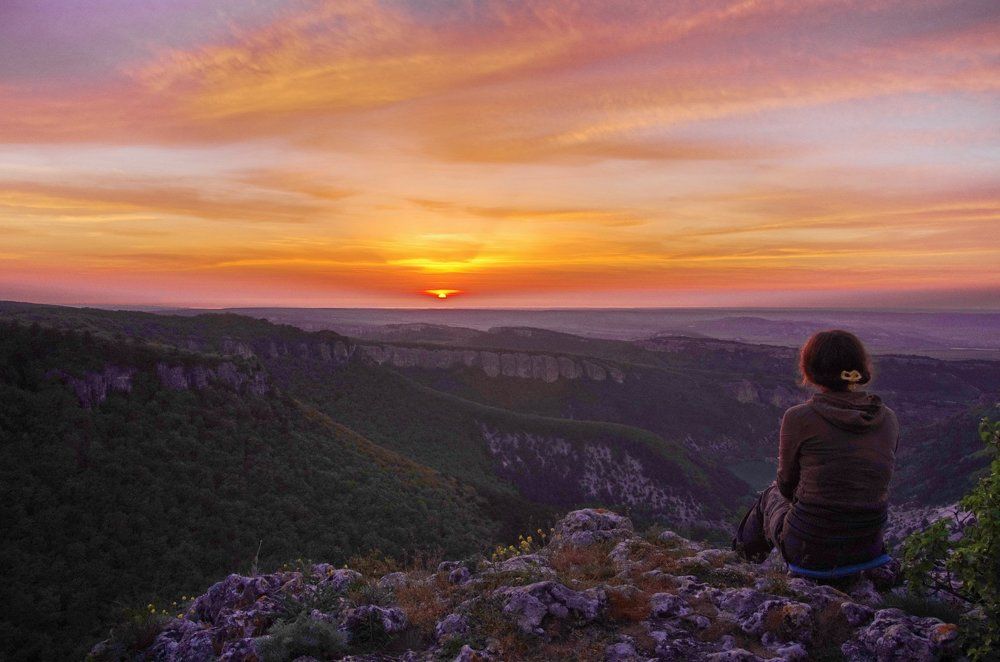 Закат в Крыму.