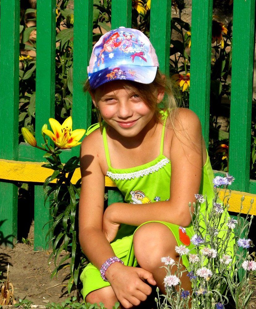 Girl with a lily (Orenburg, Russia)