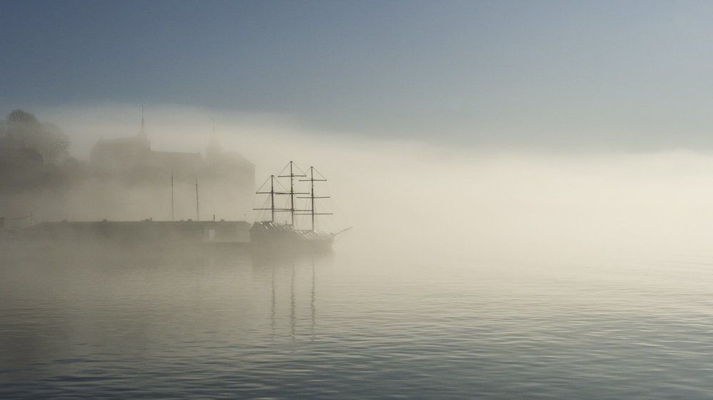 Oslo in the mist