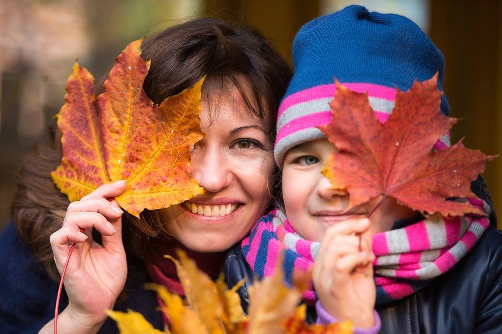 осенняя улыбка