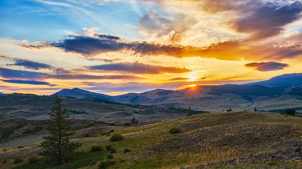 Краски заката.