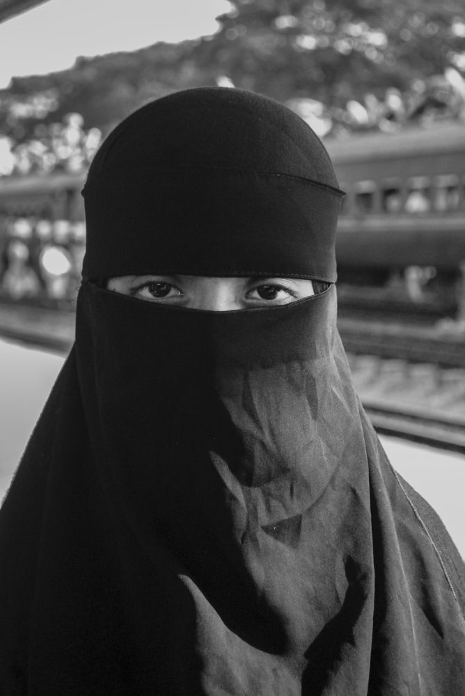A  muslim girl Portrait