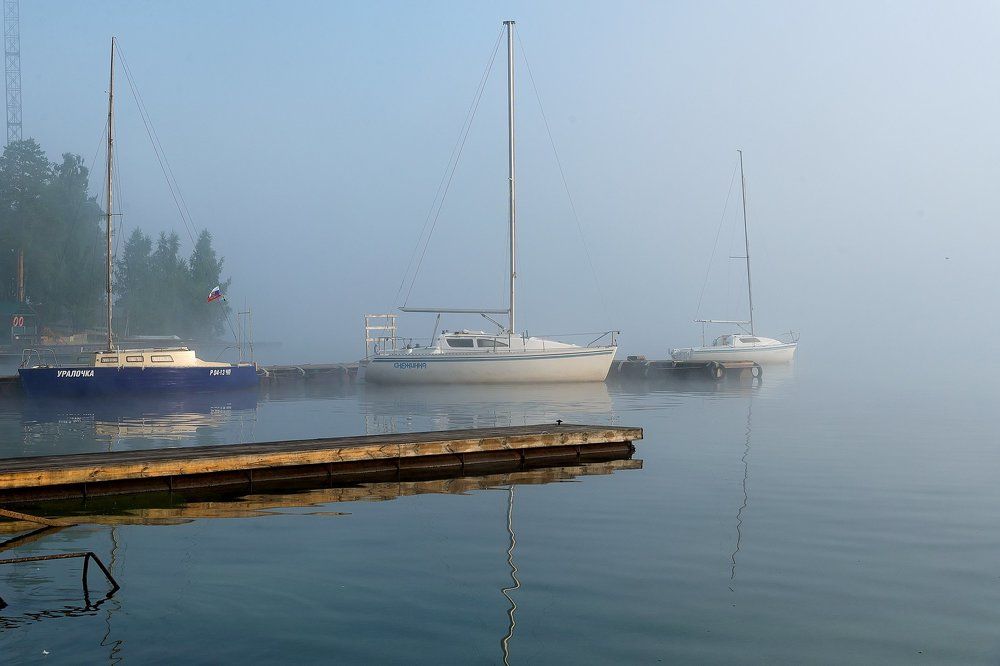 Утро на озере