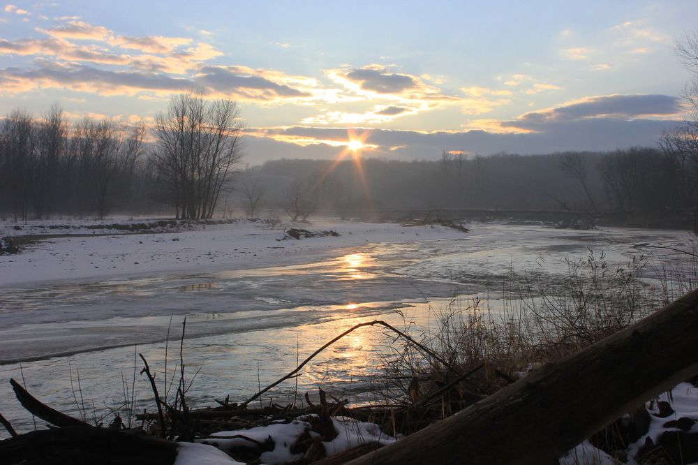 февральский закат