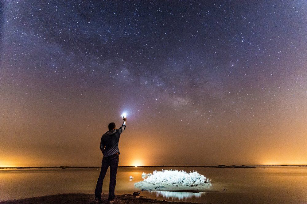 Iran,Shadegan Milkway Galaxy