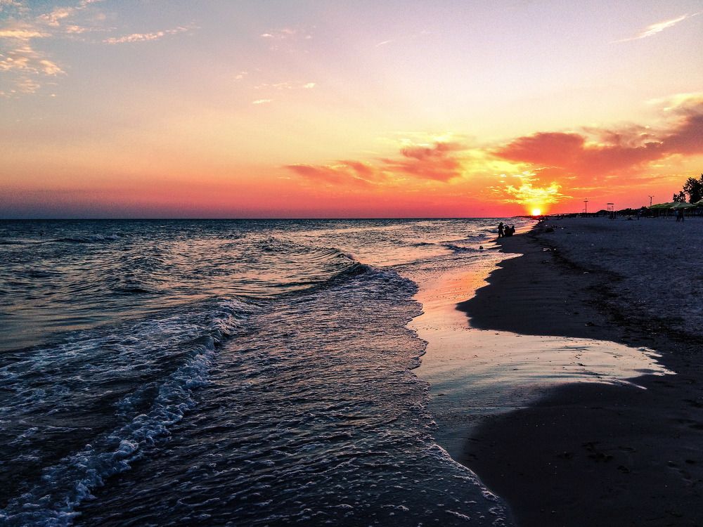 Вечернее солнце...