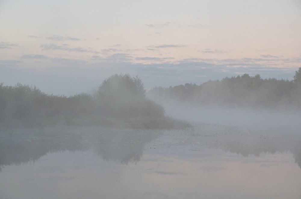 На рыбалке.