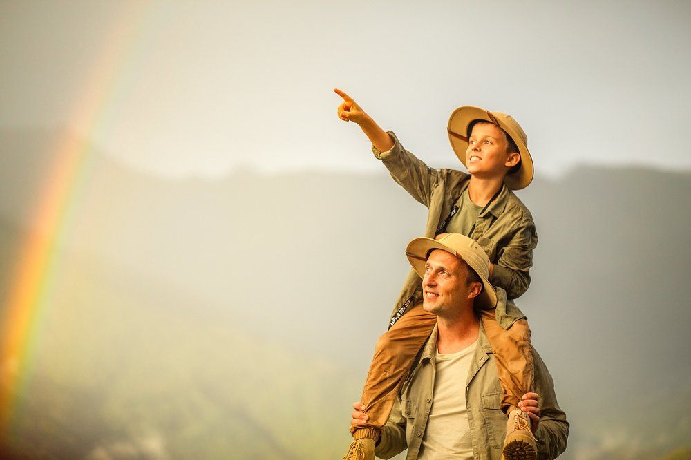 Радуга после дождя