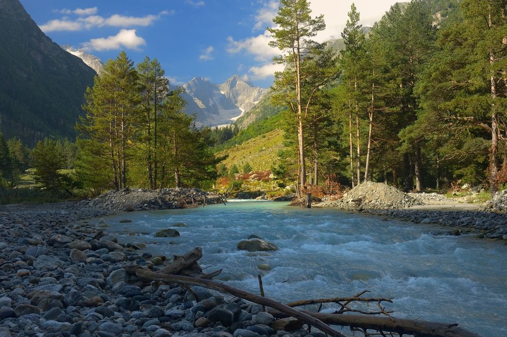 Утро в горах