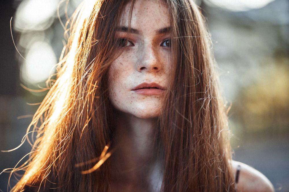 Золотая осень в женском портрете