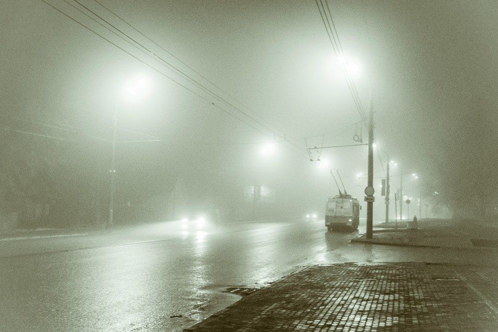 Город в тумане