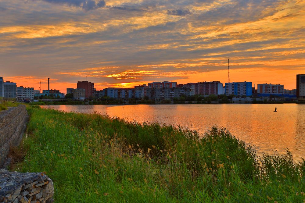 Рассвет на озеро Сайсары