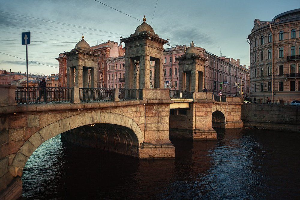 Мост Ломоносова. СПб