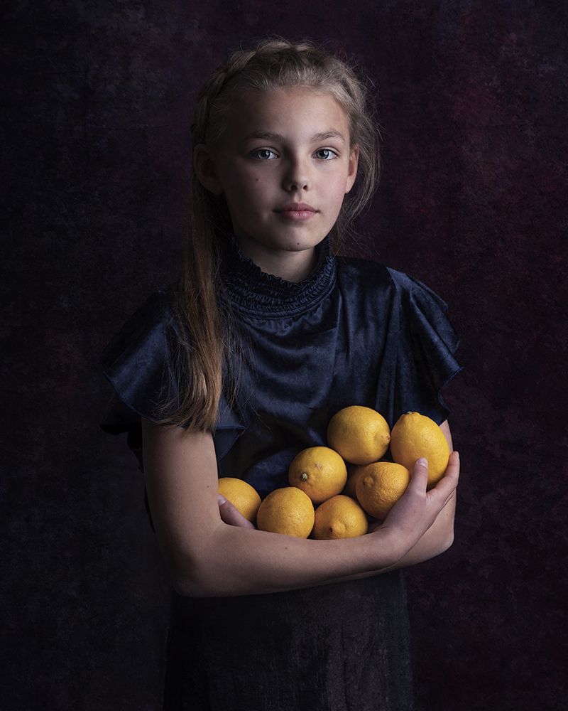 Nikki with lemons
