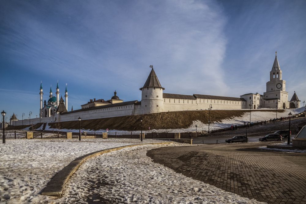 Казанский Кремль в апреле
