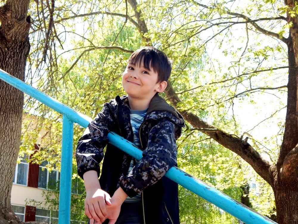 На прогулке