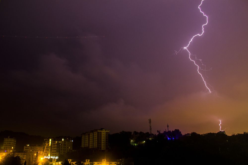 Осенняя Гроза в Адлере