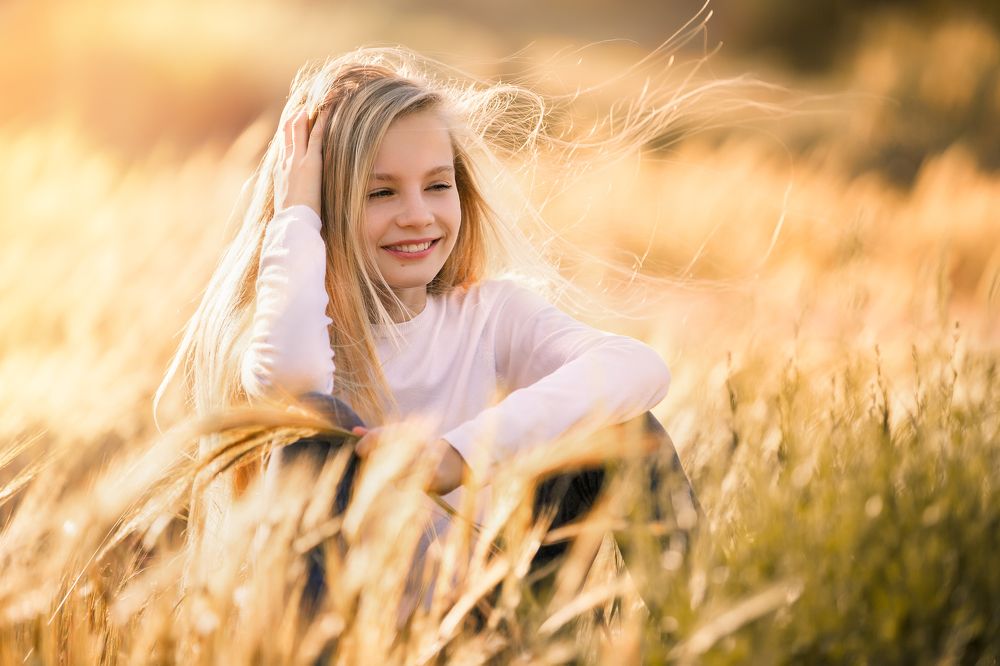 в лучах золотой осени