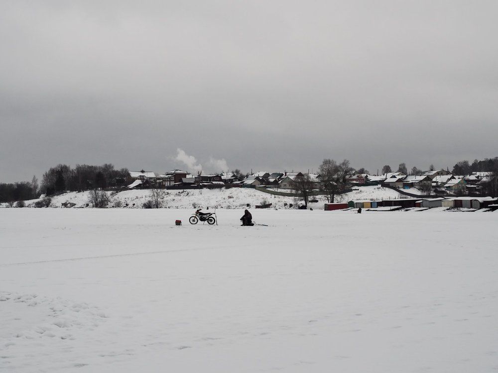 На рыбалке.Декабрь.