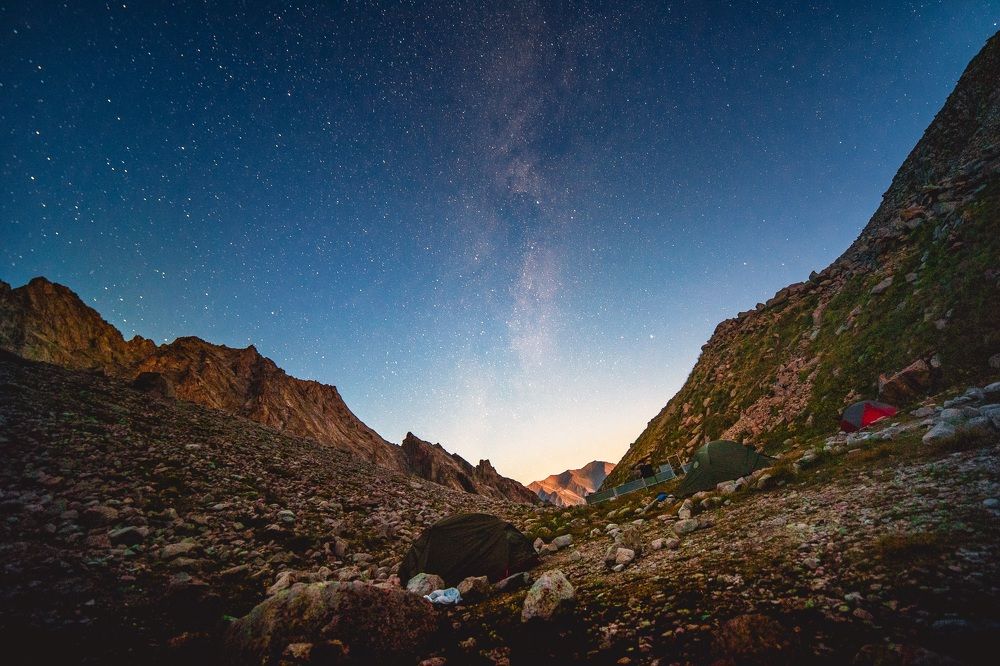 Утро в горах