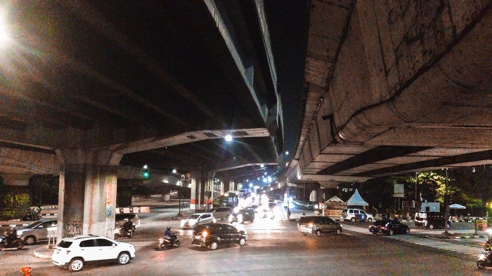 Flyover brigde at Night