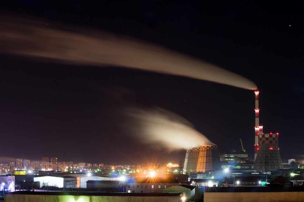 Благовещенская ТЭЦ, вид из окна