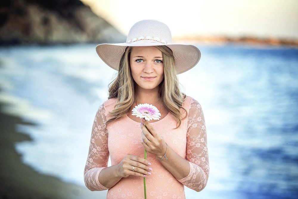 Just a little smile.