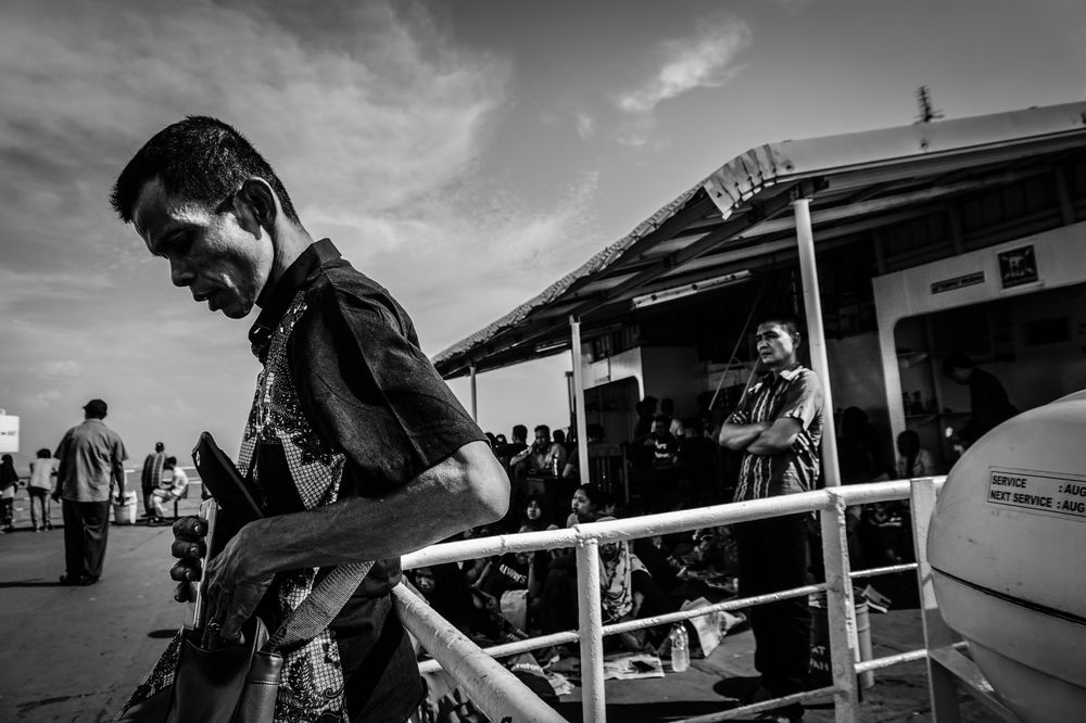 Mudik, on way to home.