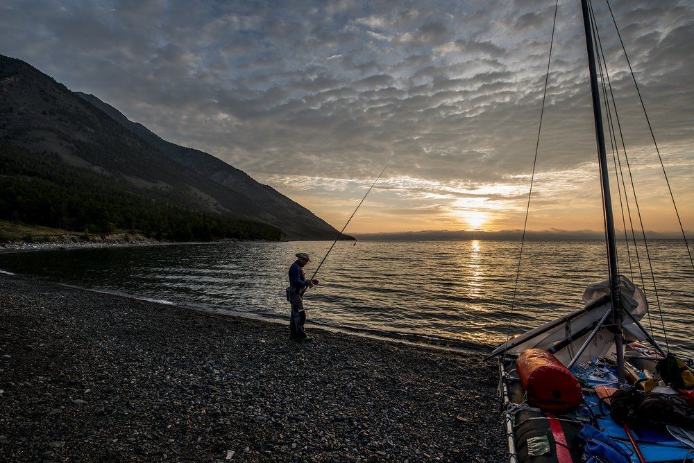 Рыбалка на закате