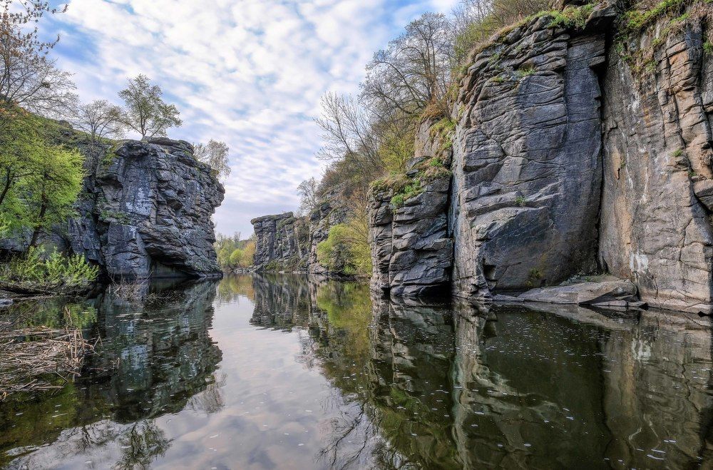 Река Горный Тикич, каньон.